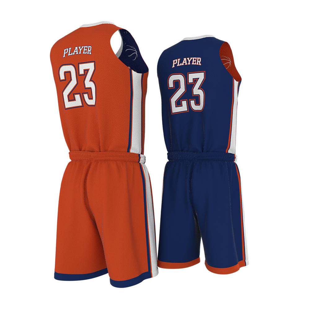 Basketball Uniform Design 5 – Back View